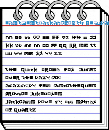 EastWestBackandForth Regular Font
