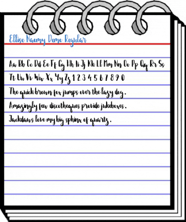 Ellise Naomy Demo Regular Font