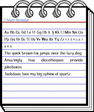 Elvian Regular Font