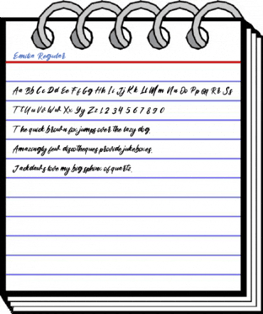 Emilia Regular Font