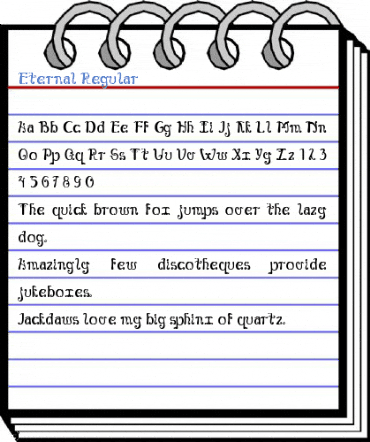 Eternal Regular Font