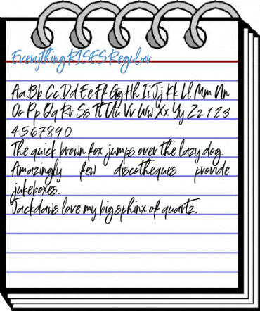 Everything RISES Regular Font