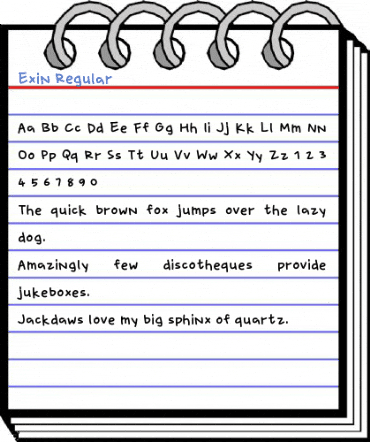 Exin Regular Font