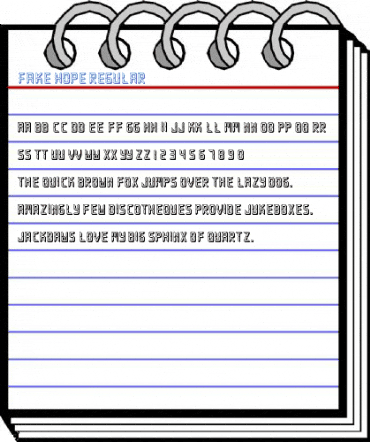 Fake Hope Regular Font