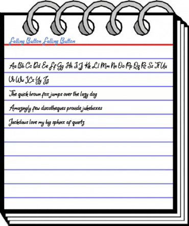 Falling Button Falling Button Font