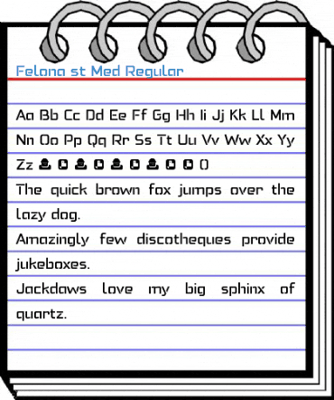 Felona st Med Regular Font