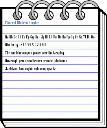 Flaurent Modern Regular Font