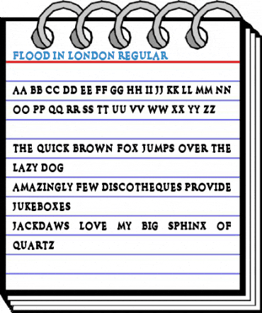 Flood In London Regular Font
