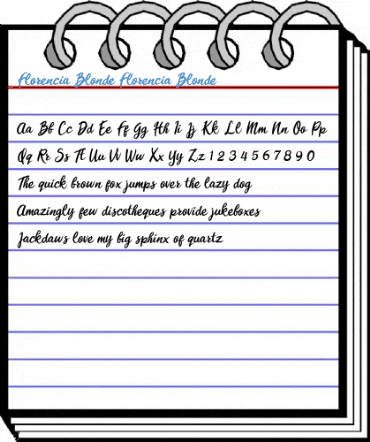 Florencia Blonde Florencia Blonde Font