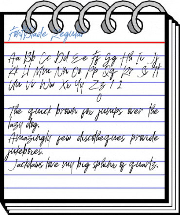 FontBlade Regular Font