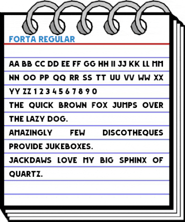 FORTA Regular Font