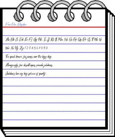 Free Pen Regular Font