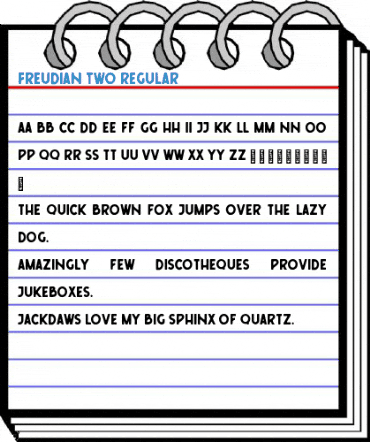 Freudian Two Regular Font