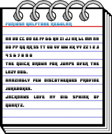 Furiosa Halftone Regular Font