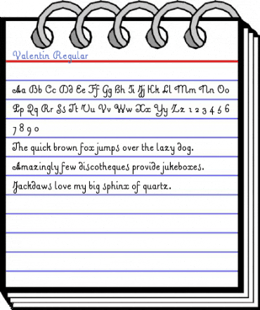 Valentin Regular Font