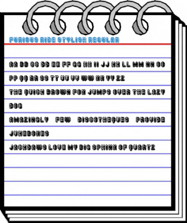 Furious Ride Stylish Regular Font