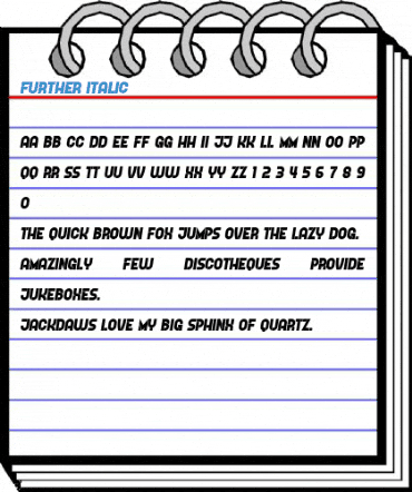 Further Italic Font