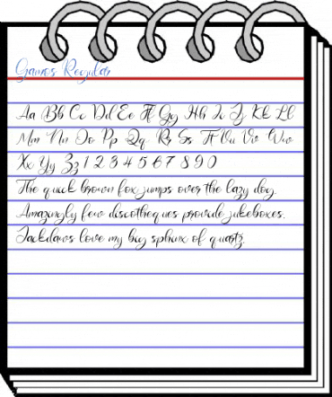 Gamos Regular Font