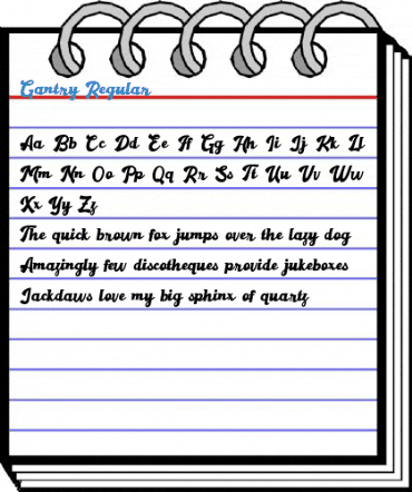 Gantry Regular Font