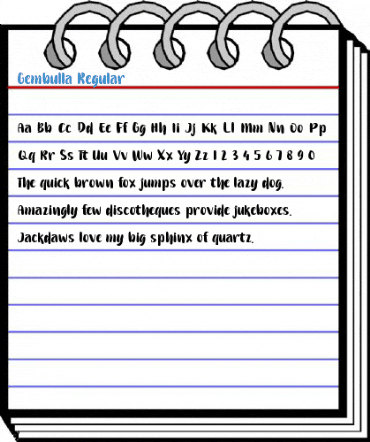 Gembulla Regular Font