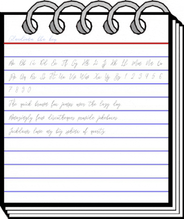 Glaudiana bba key Font