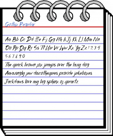 Gothix Regular Font