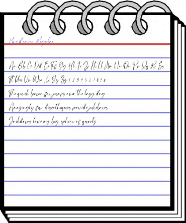 Handsnow Regular Font