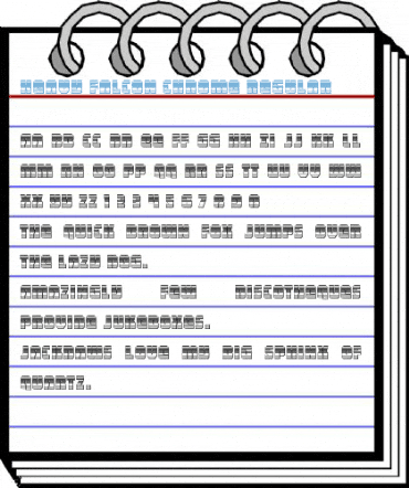 Heavy Falcon Chrome Regular Font