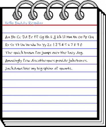 Hello Buddy Regular Font