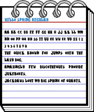 Hello Spring Regular Font