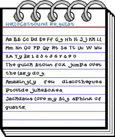 HelloCatround Regular Font