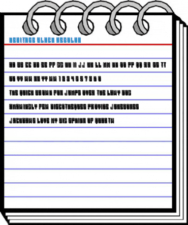 Heritage Black Regular Font