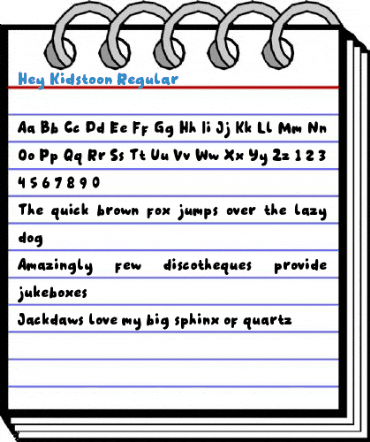 Hey Kidstoon Regular Font
