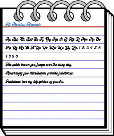 Hi Monday Regular Font