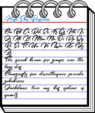 High Sky Regular Font