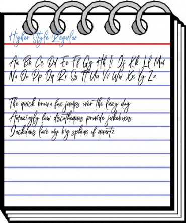 Higher Style Regular Font