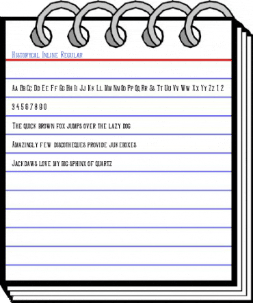 Historycal Inline Regular Font