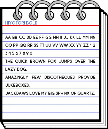 Hiyotori Bold Font