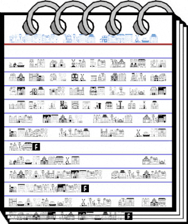 Houses Four Regular Font