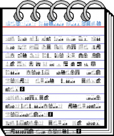 Houses Three Regular Font