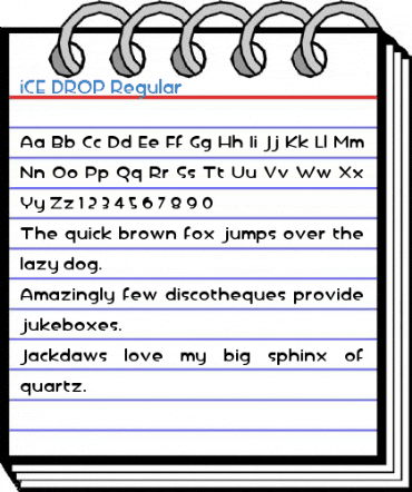 iCE DROP Regular Font