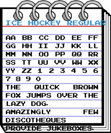 Ice Hockey Regular Font