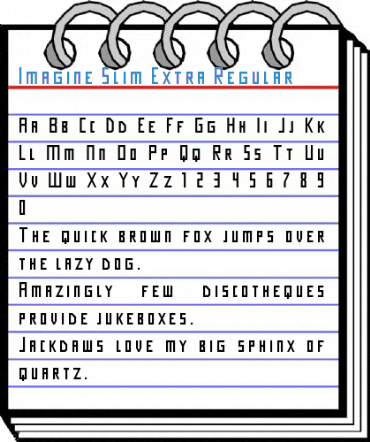 Imagine Slim Extra Regular Font