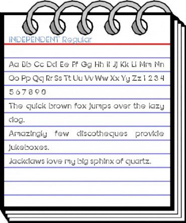 INDEPENDENT Regular Font