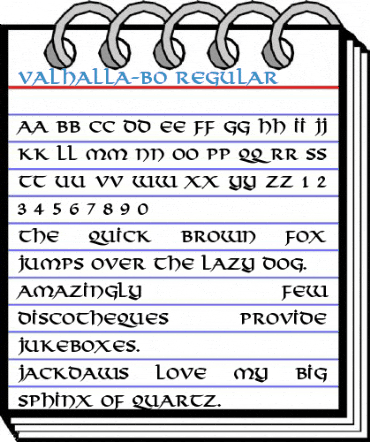 Valhalla-BO Font