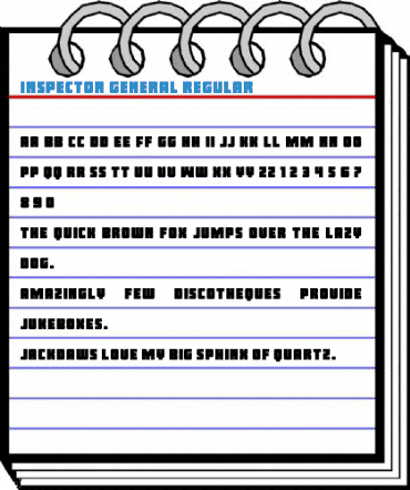 Inspector General Regular Font