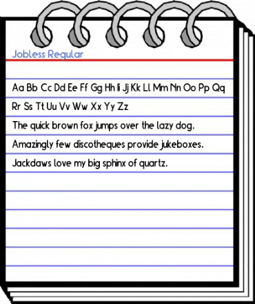 Jobless Regular Font
