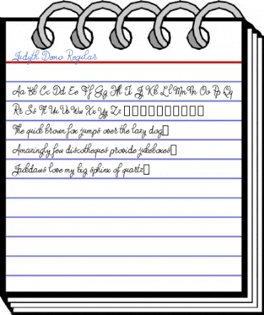 Judyth Demo Regular Font