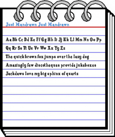 Just Mandrawn Just Mandrawn Font
