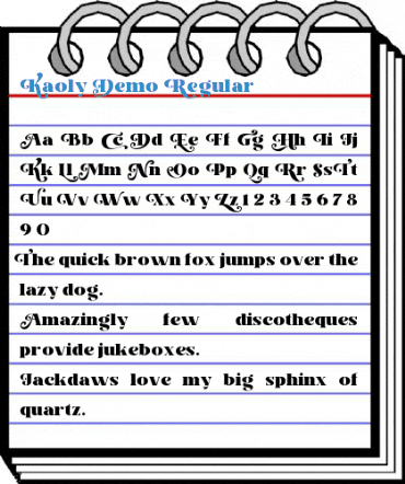 Kaoly Demo Regular Font